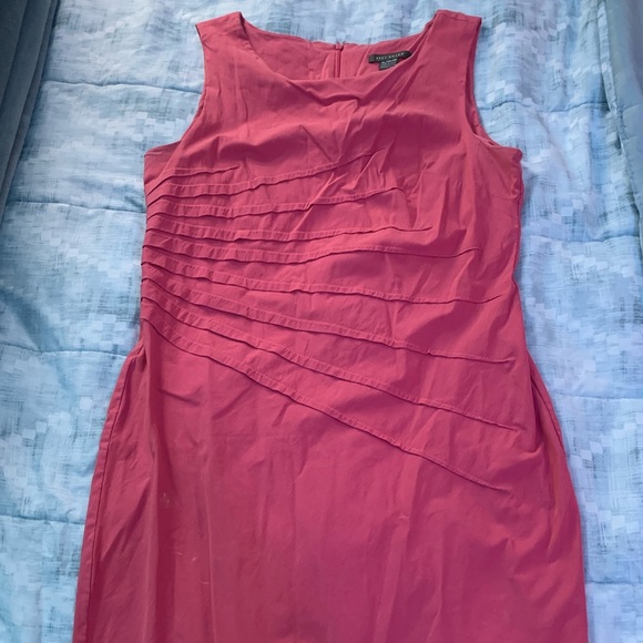 Pink Mid Length Slight Body-con Dress - Picture 2 of 4